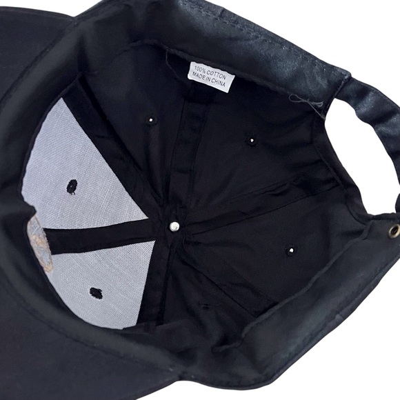 Black Police Ball Cap Hat Virginia State Police Assoc Strap Back Adjustable - Picture 6 of 7